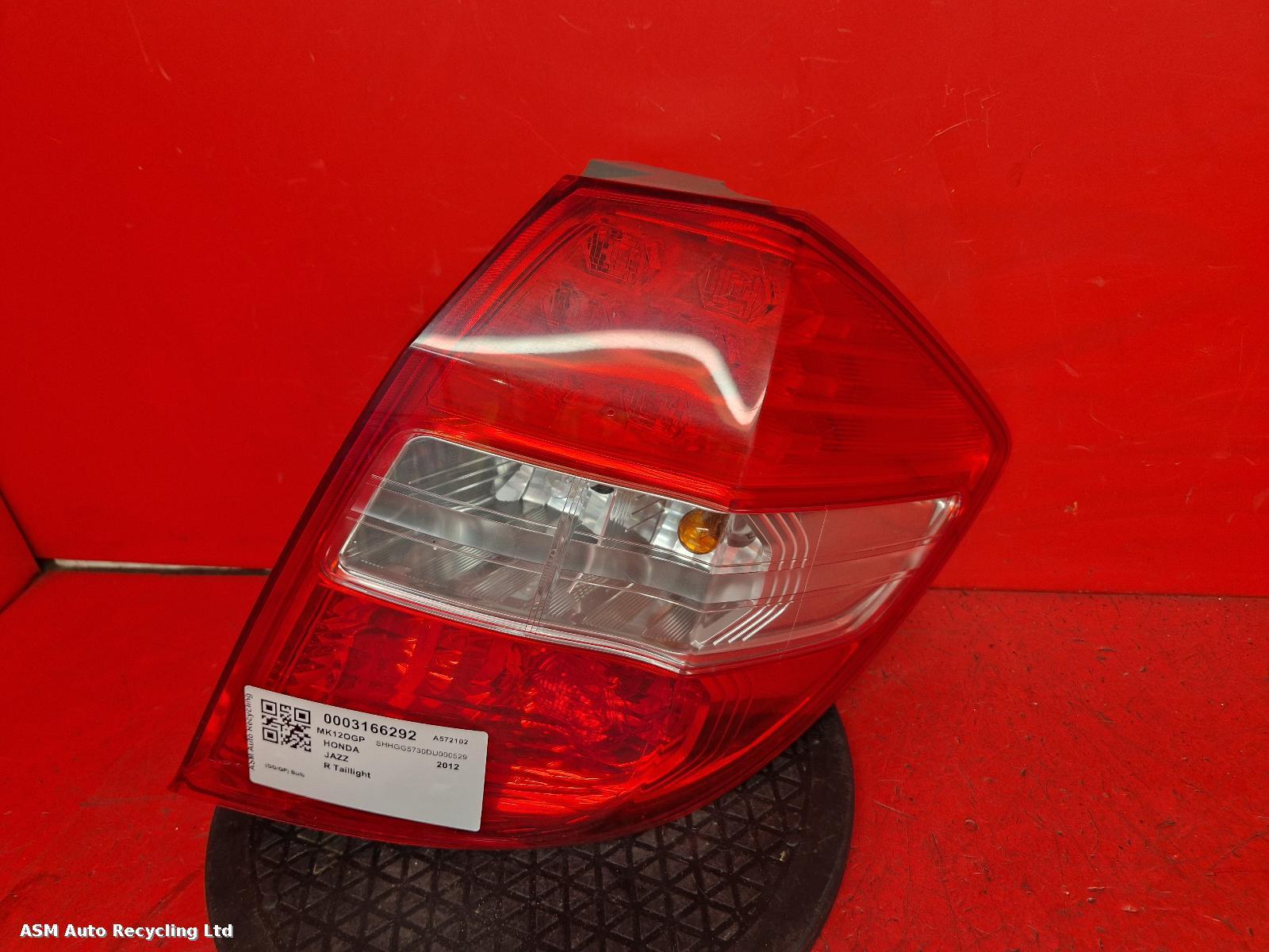 View Auto part R Taillight Honda Jazz 2012