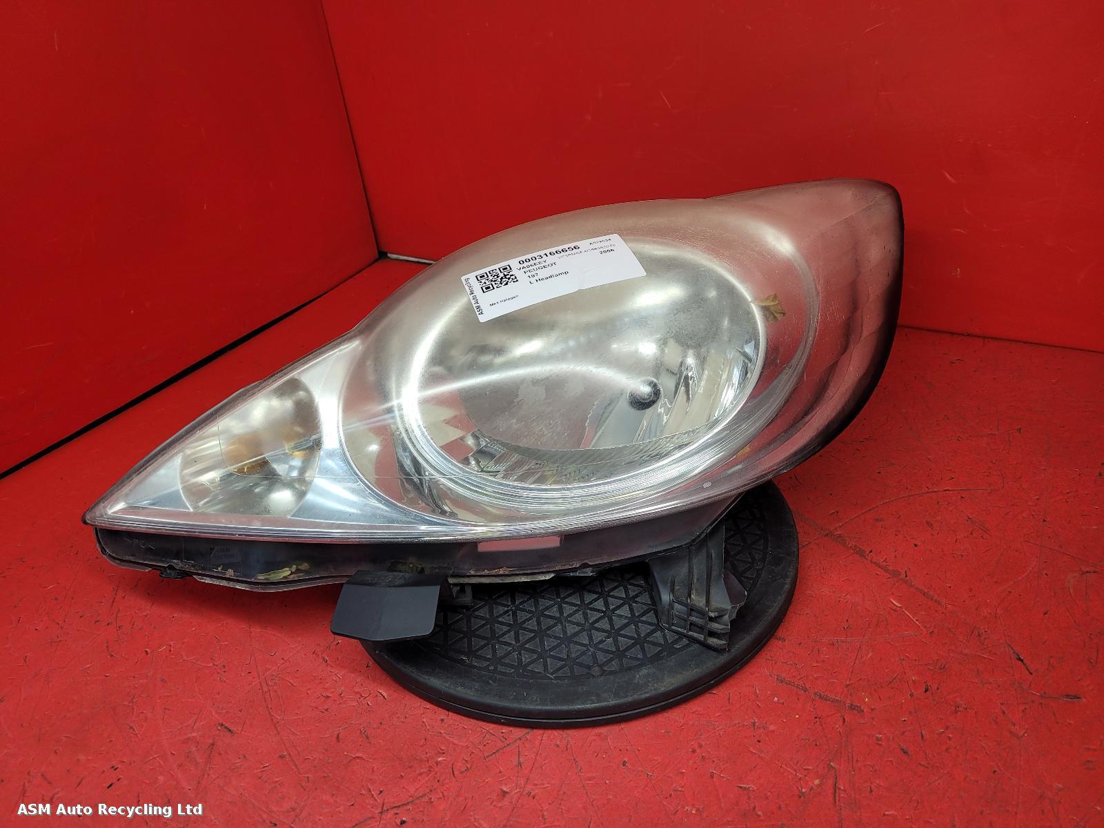 View Auto part L Headlamp Peugeot 107 2006