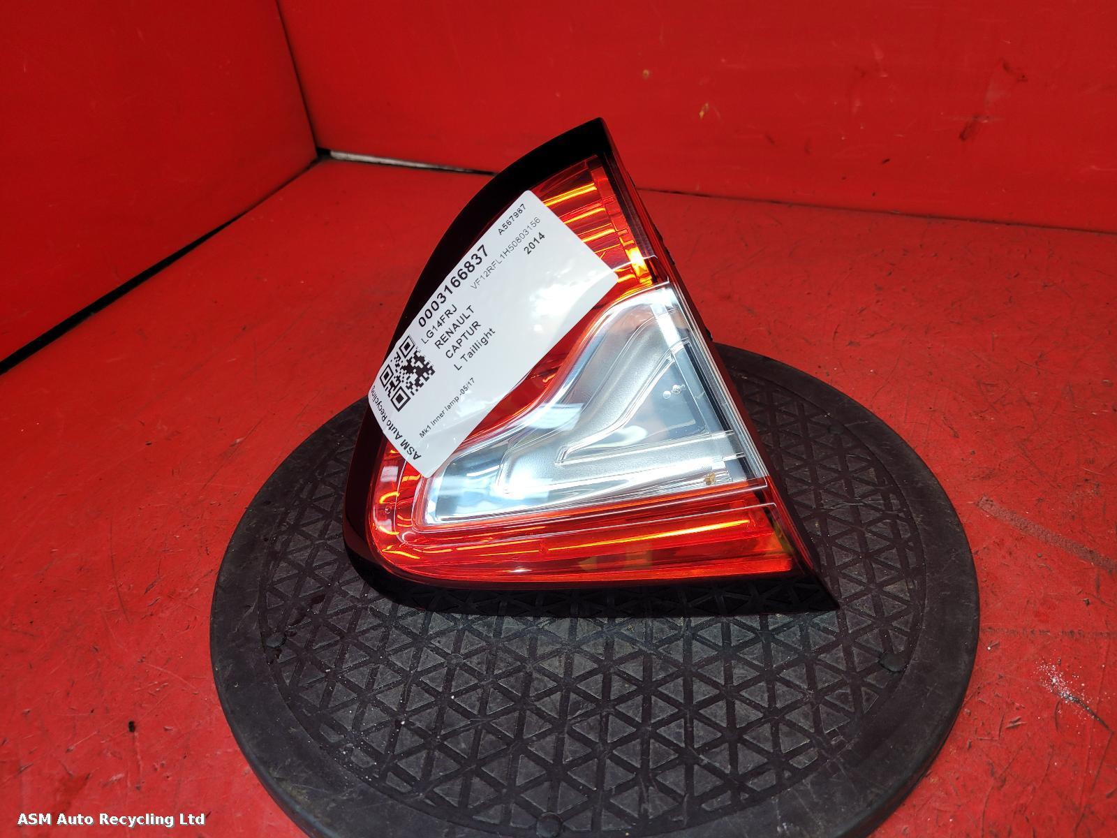 View Auto part L Taillight Renault Captur 2014