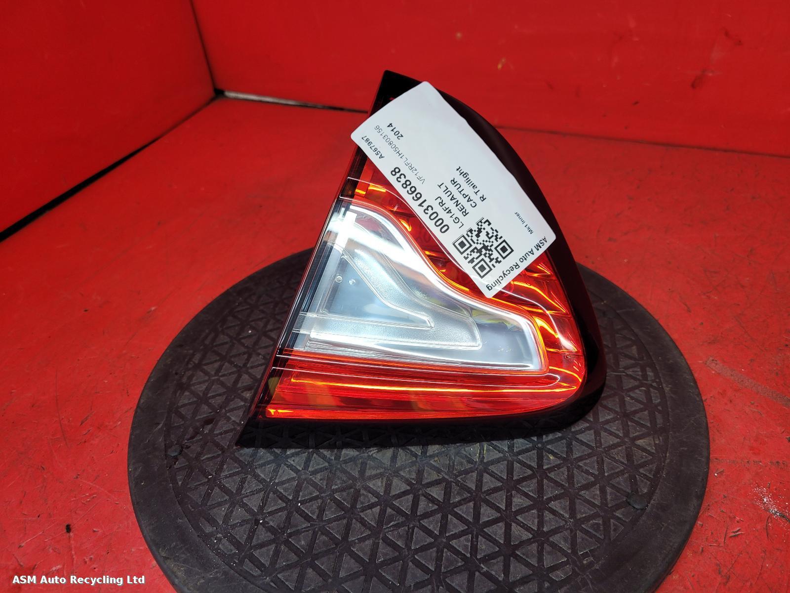 View Auto part R Taillight Renault Captur 2014