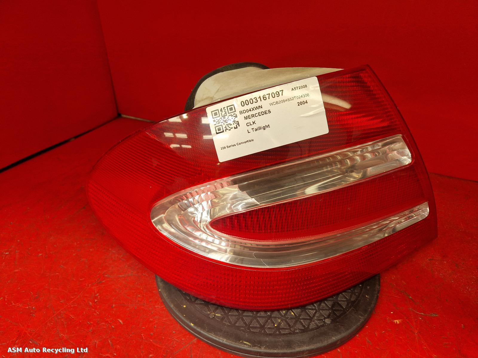 View Auto part L Taillight Mercedes Clk 2004