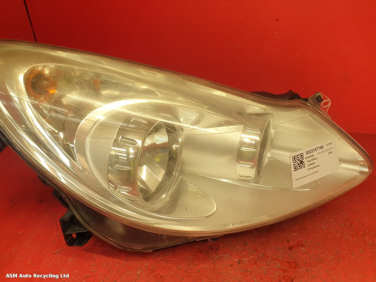View Auto part R Headlamp Vauxhall Corsa 2009