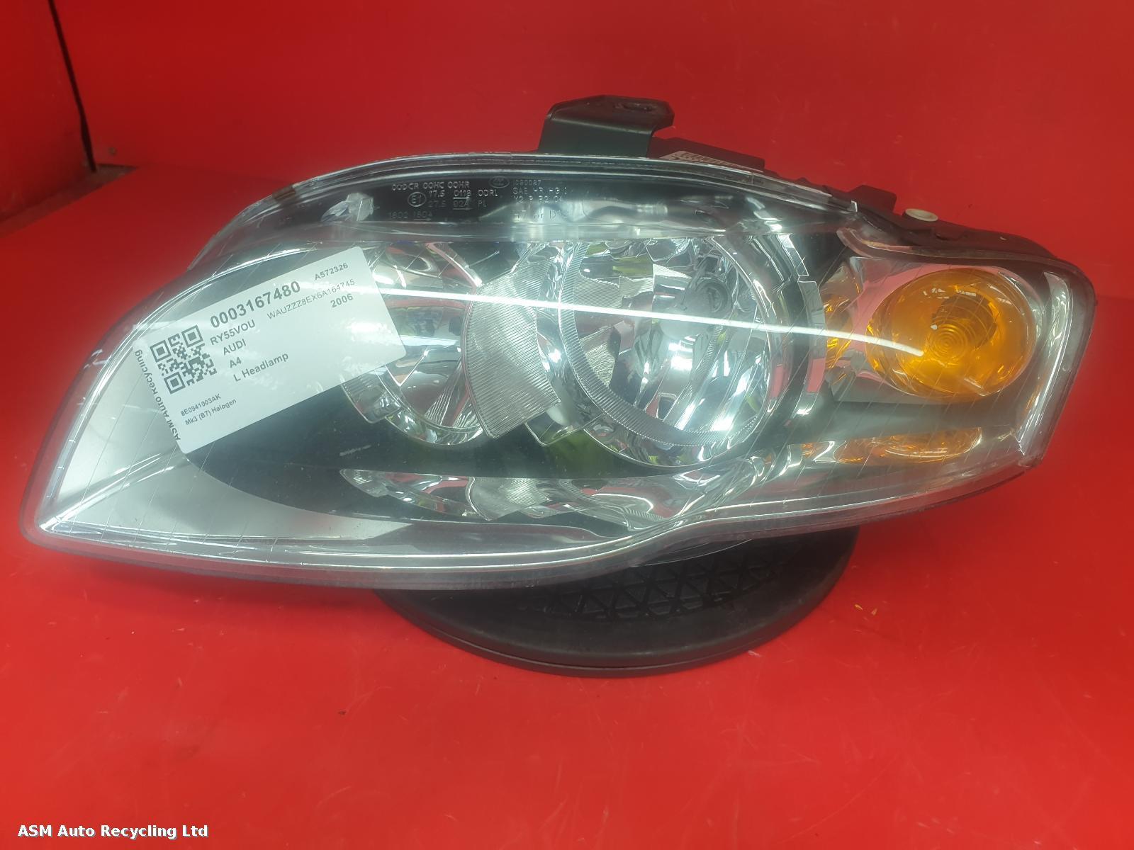 View Auto part L Headlamp Audi A4 2006