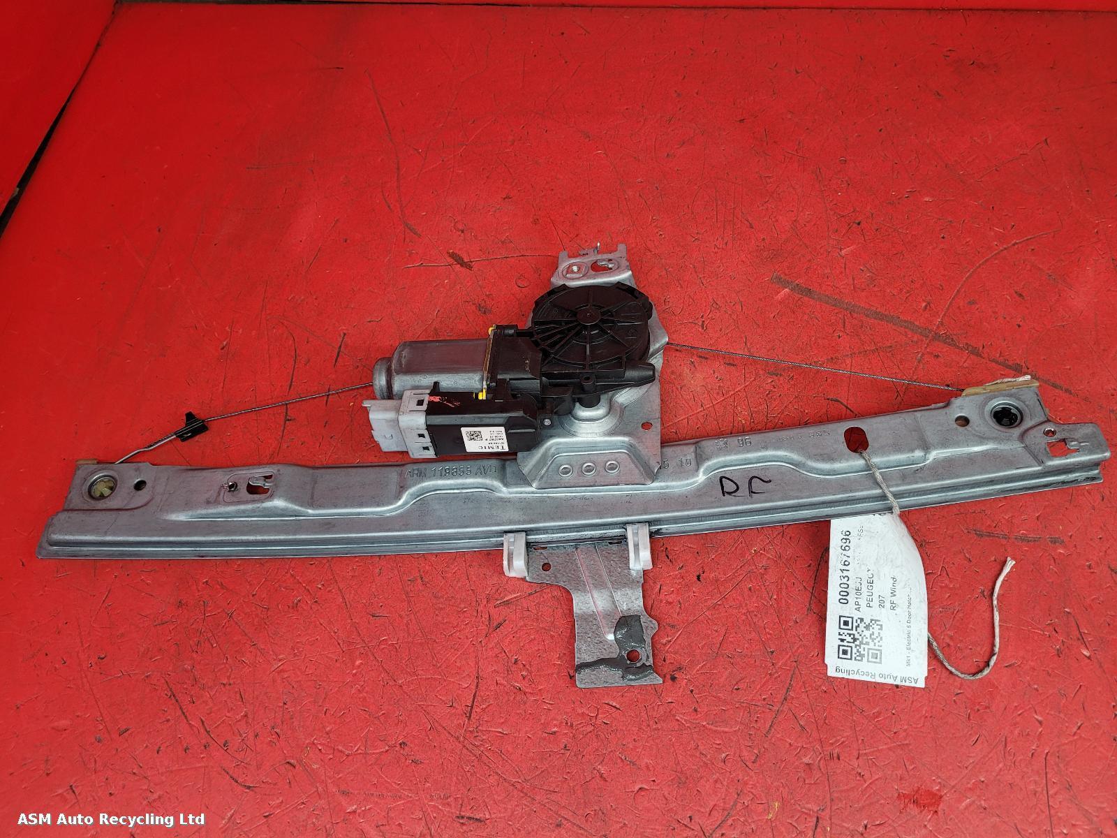 View Auto part RF Window Regulator Peugeot 207 2010