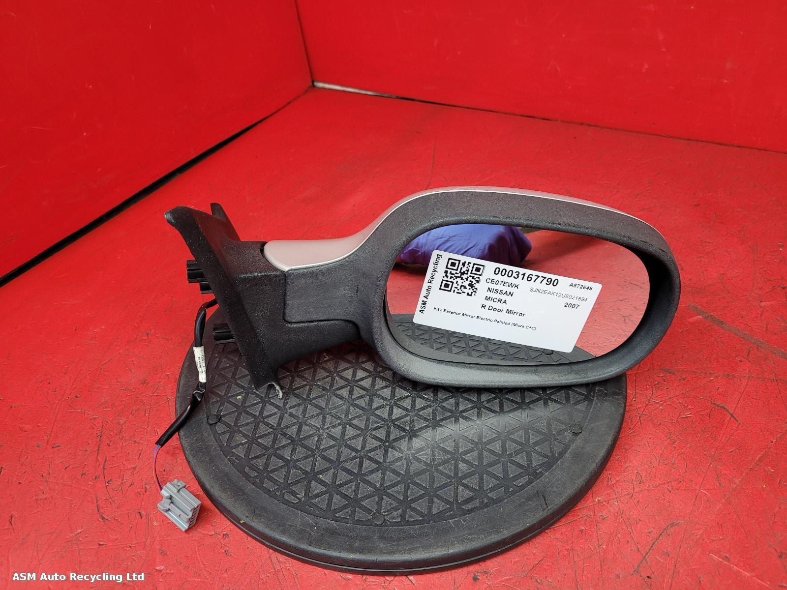 View Auto part R Door Mirror Nissan Micra 2007