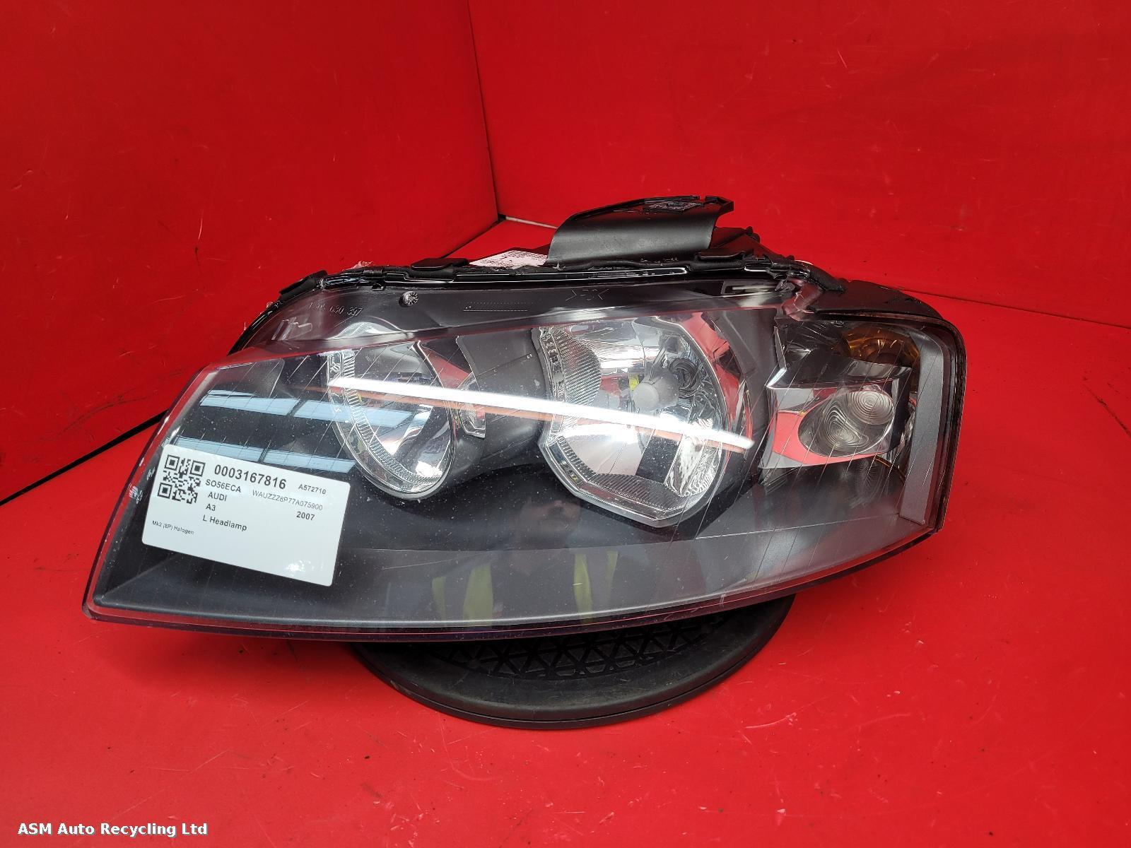 View Auto part L Headlamp Audi A3 2007
