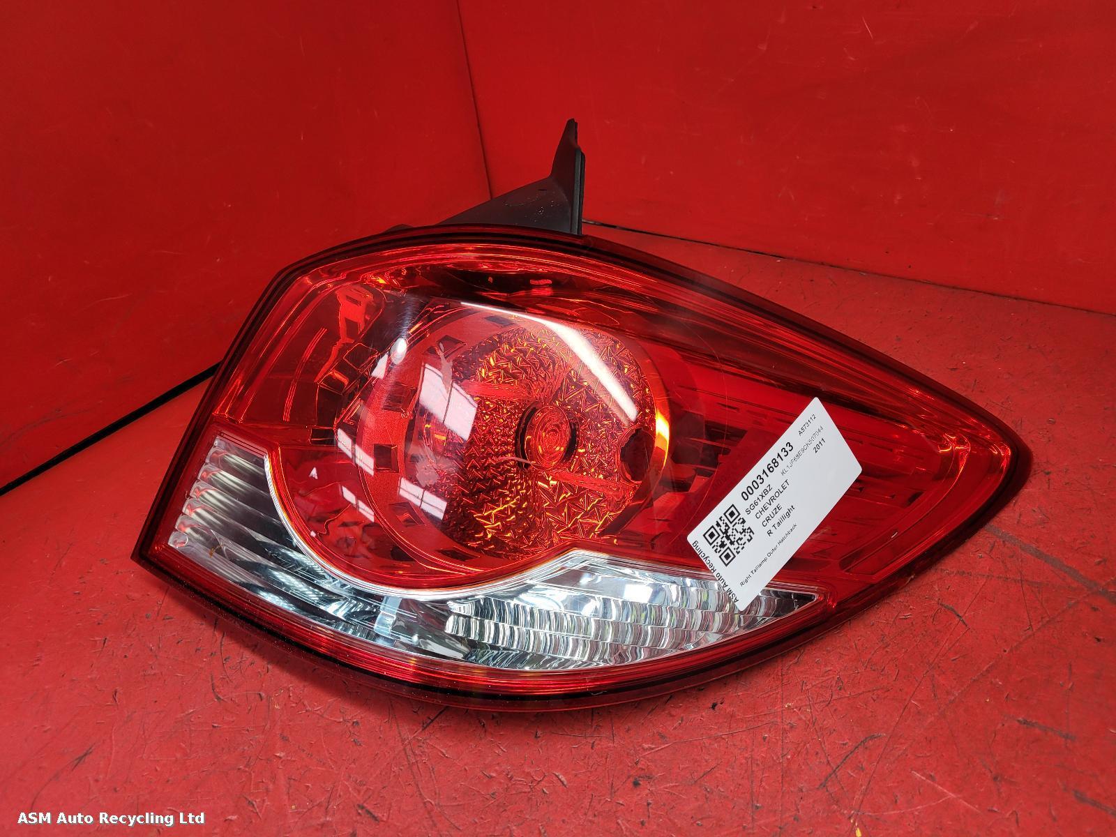 View Auto part R Taillight Chevrolet Cruze 2011