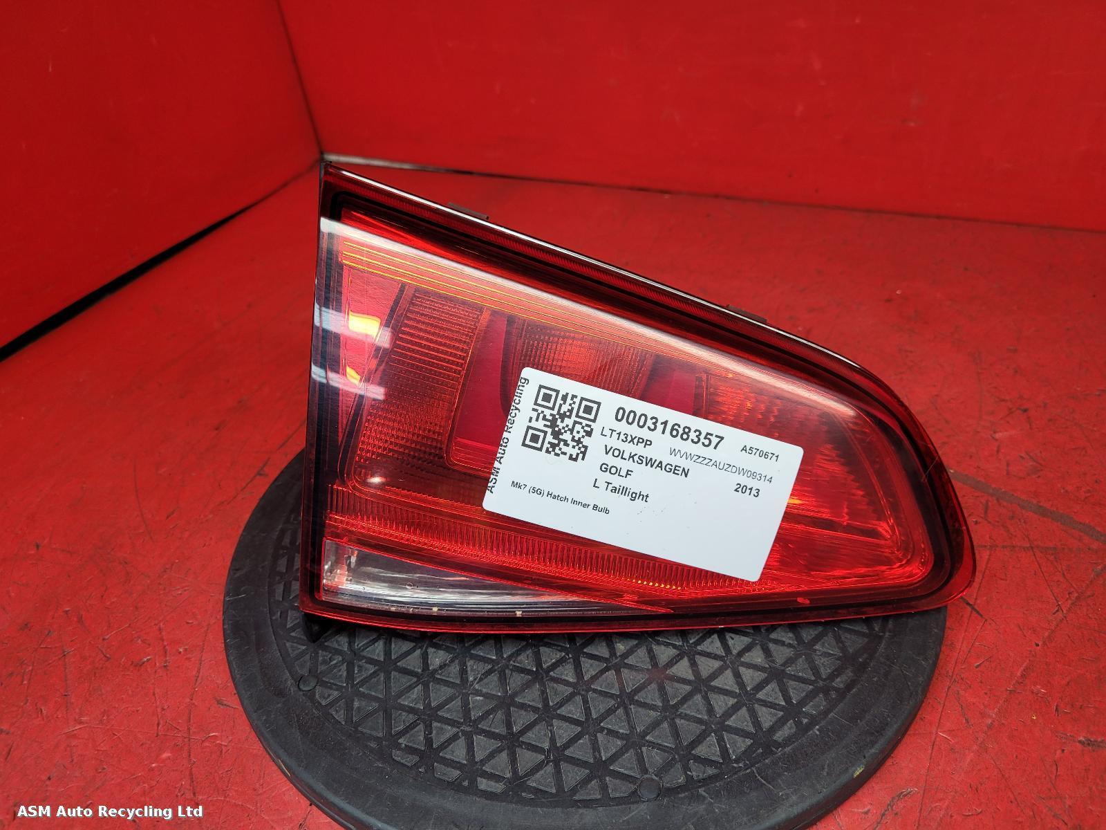 View Auto part L Taillight Volkswagen Golf 2013