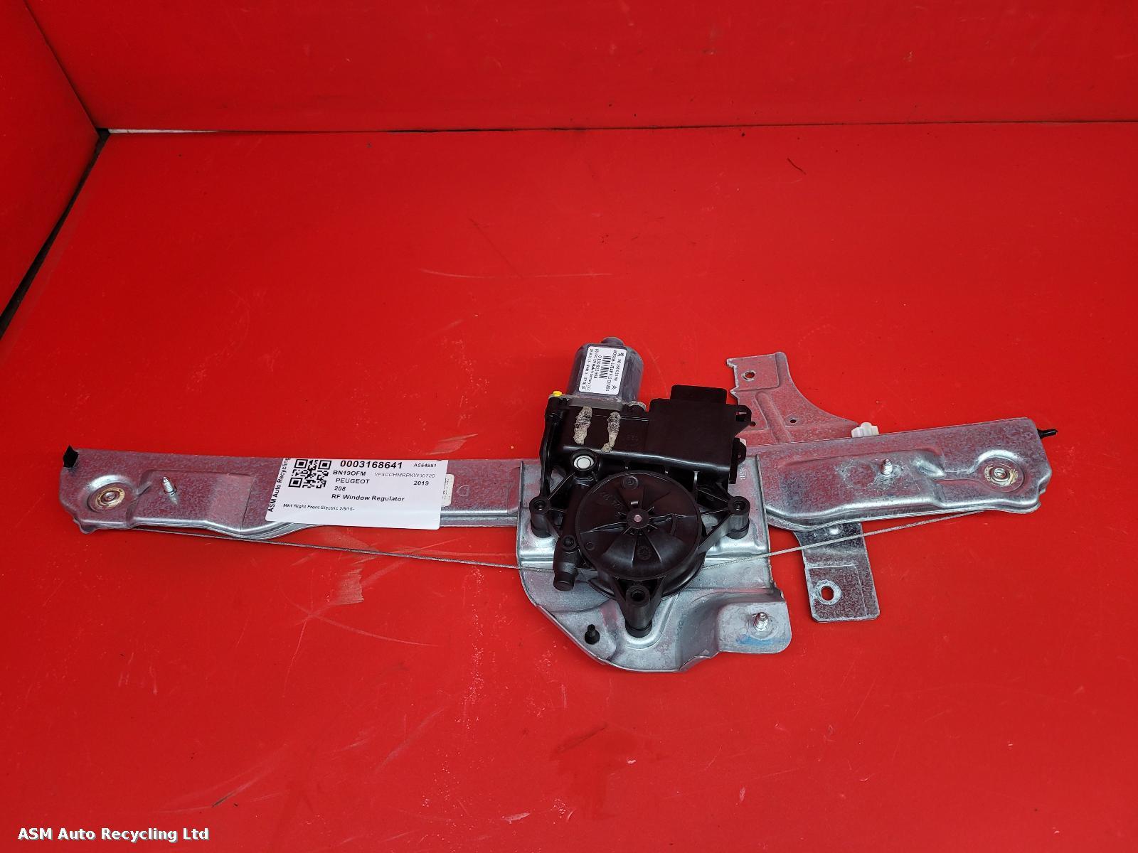 View Auto part RF Window Regulator Peugeot 208 2019