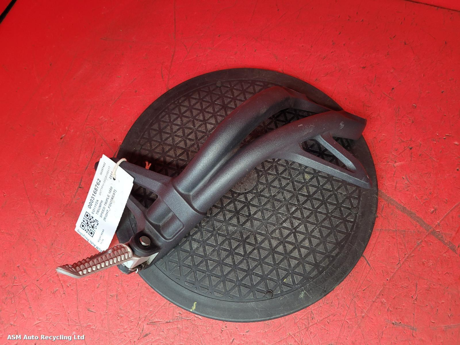 View Auto part Right Footrest Triumph Speed Triple 1050 2011