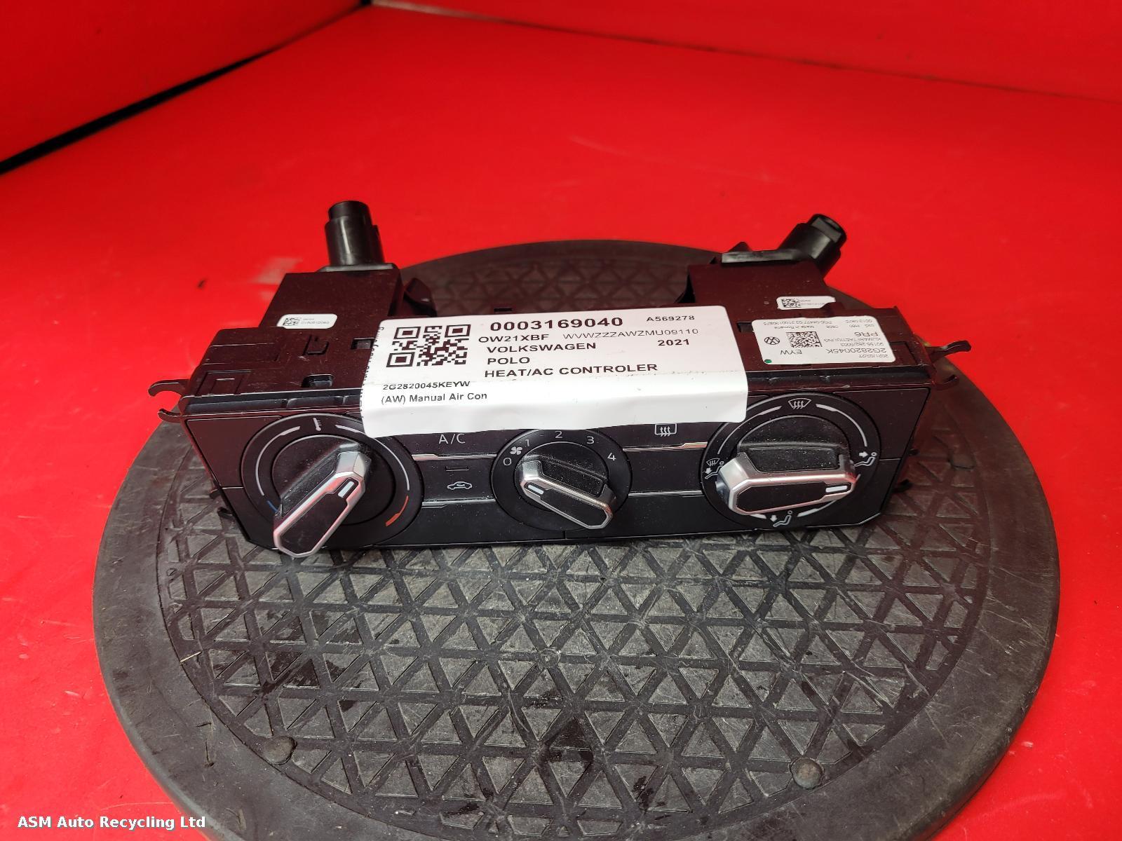 View Auto part Heater/AC Controller Volkswagen Polo 2021
