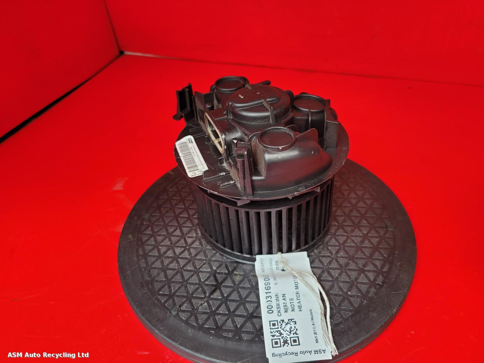 View Auto part Heater Motor/Assembly Nissan Note 2009