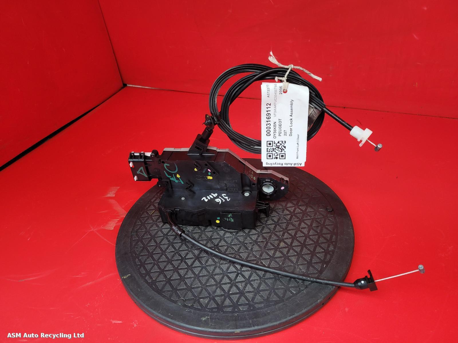 View Auto part Door Lock Assembly Peugeot 207 2006