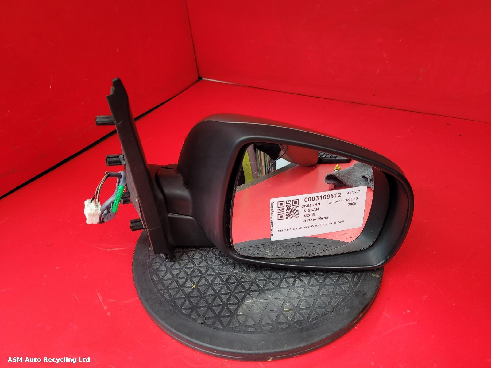 View Auto part R Door Mirror Nissan Note 2009