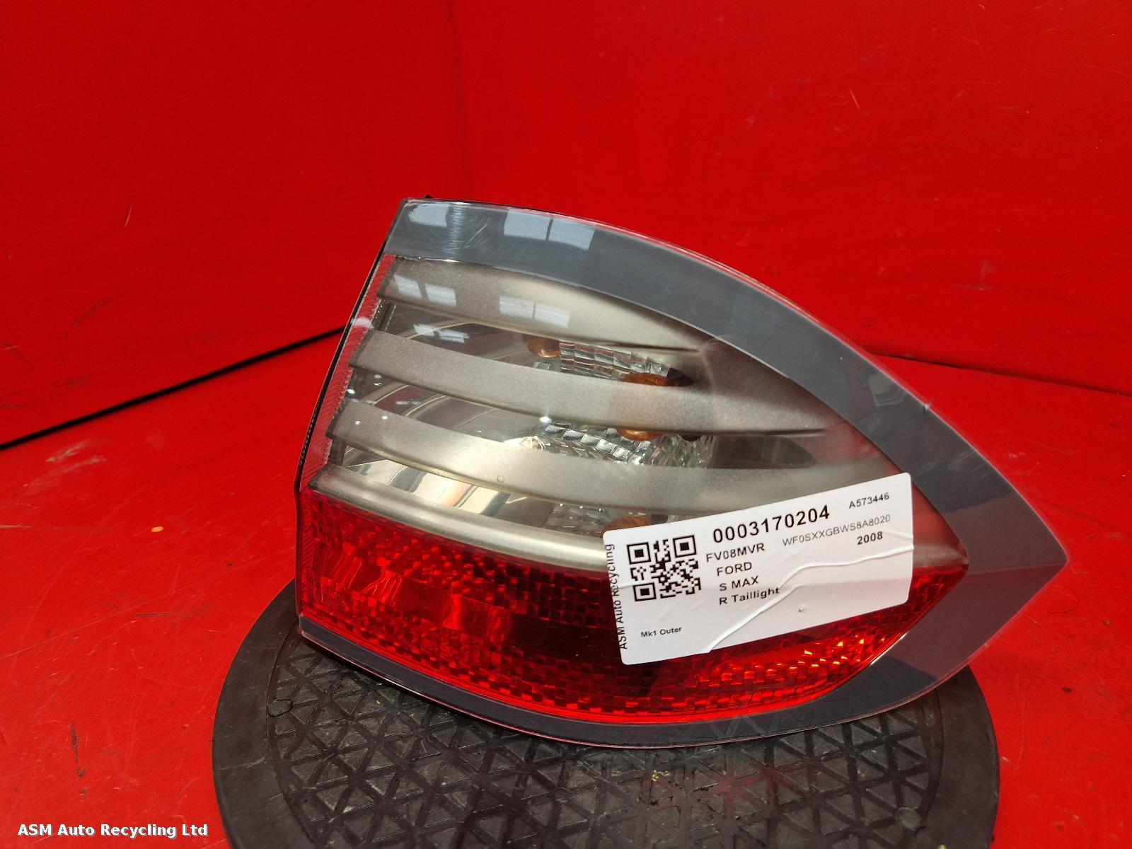 View Auto part R Taillight Ford S Max 2008