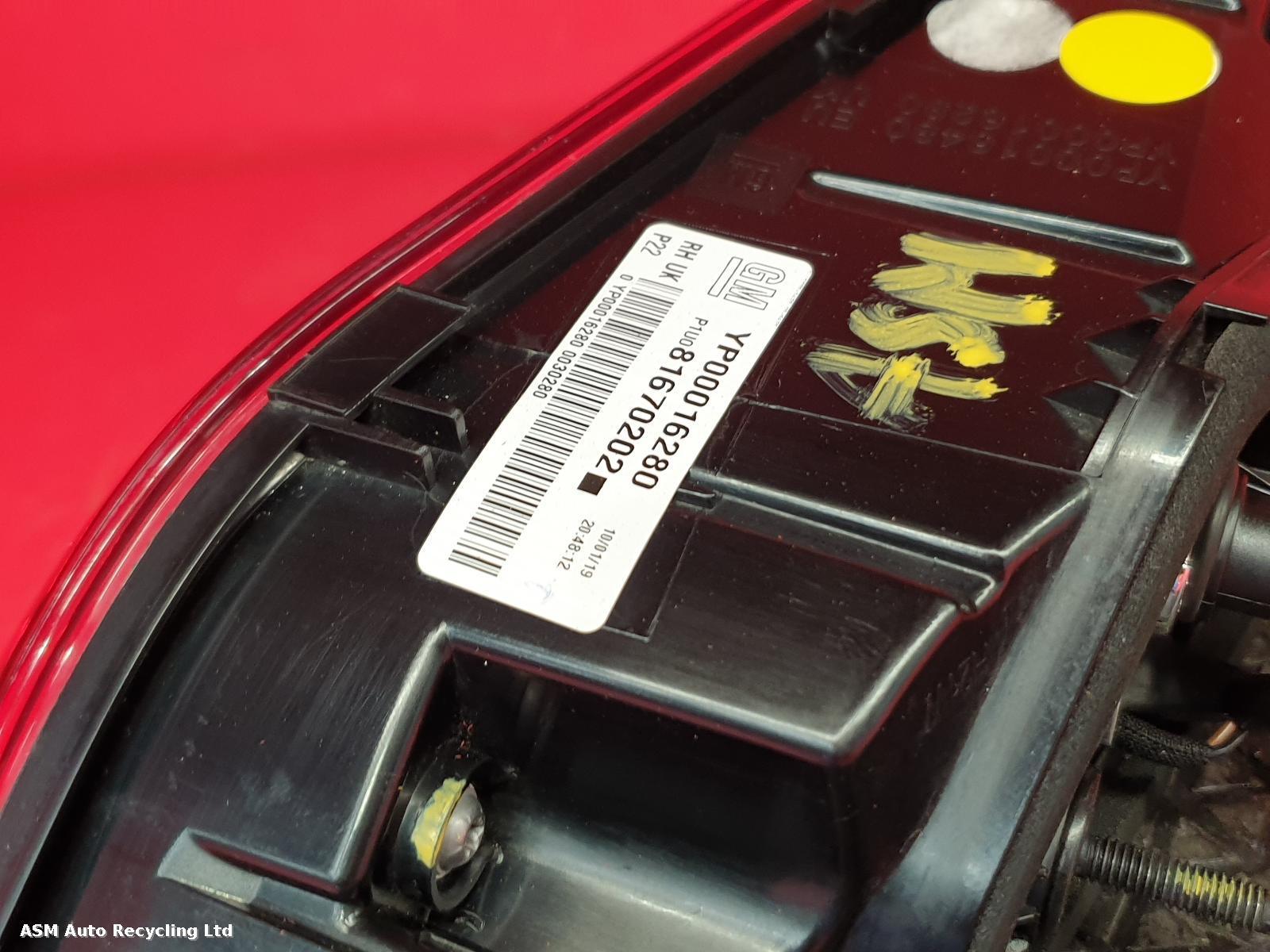 View Auto part R Taillight Vauxhall Grandland X 2019