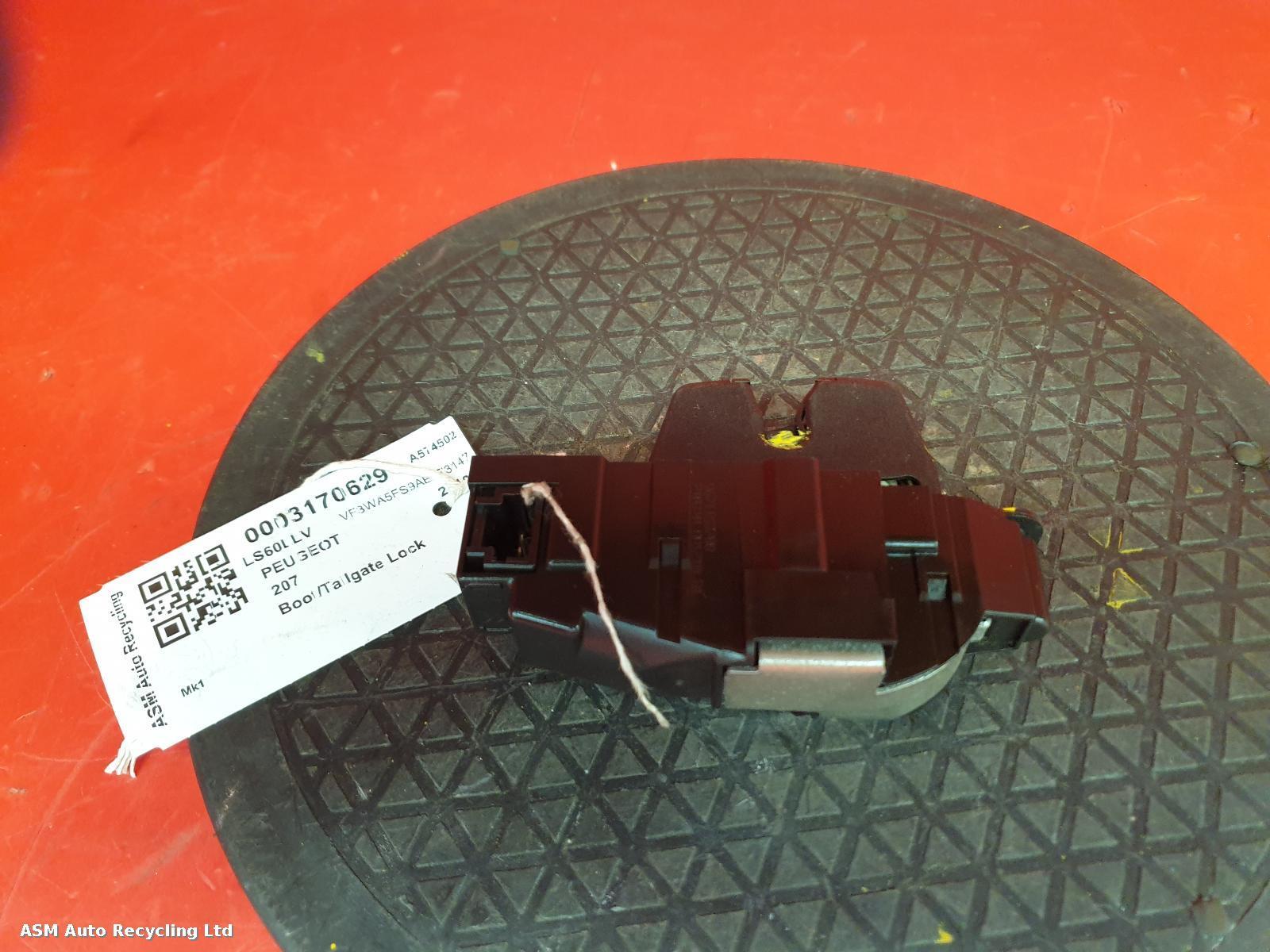 View Auto part Bootlid/Tailgate Lock Peugeot 207 2010