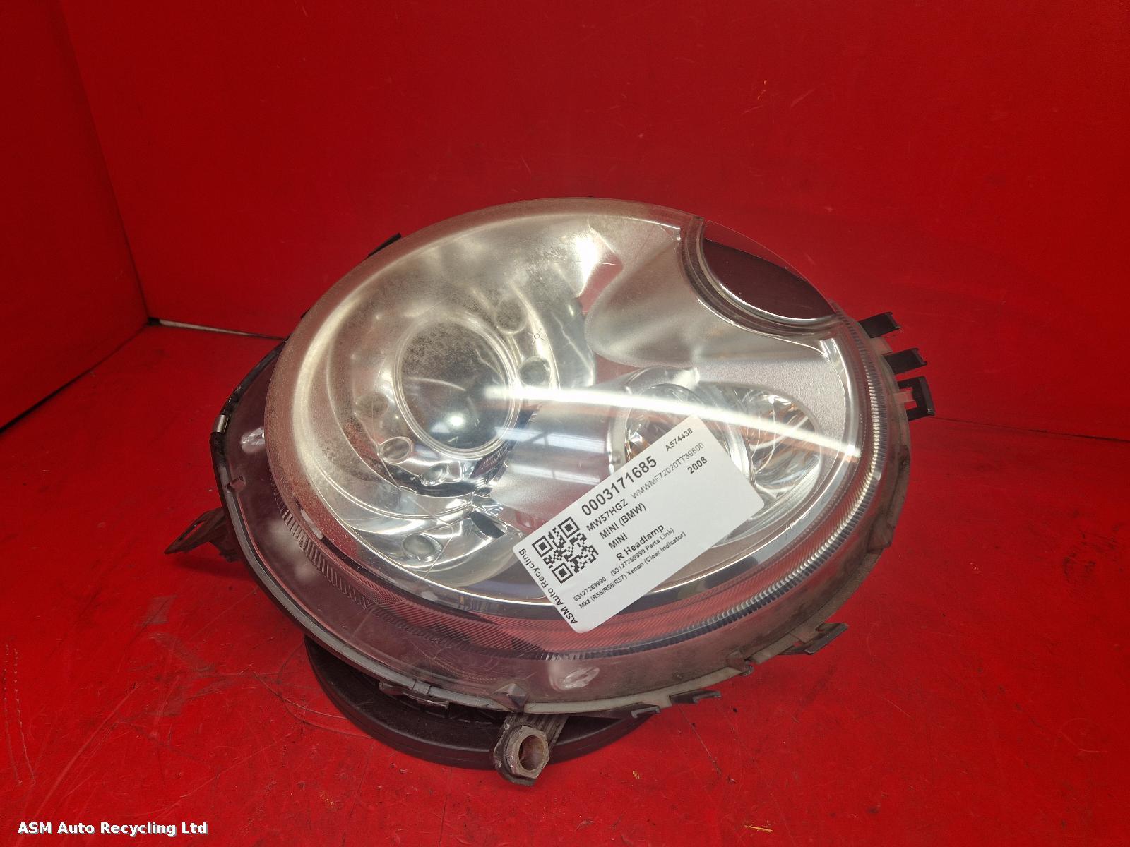 View Auto part R Headlamp Mini (bmw) Mini 2008