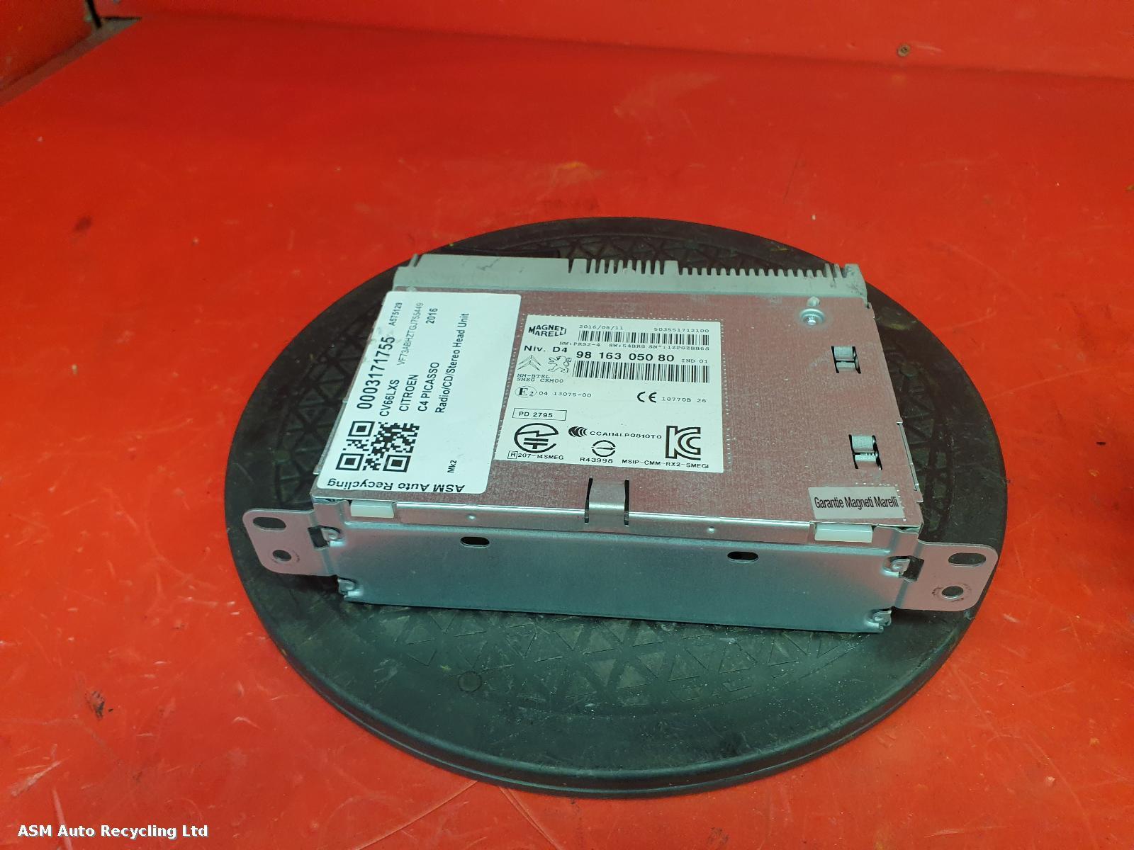 View Auto part A/V Equipment Citroen C4 Picasso 2016