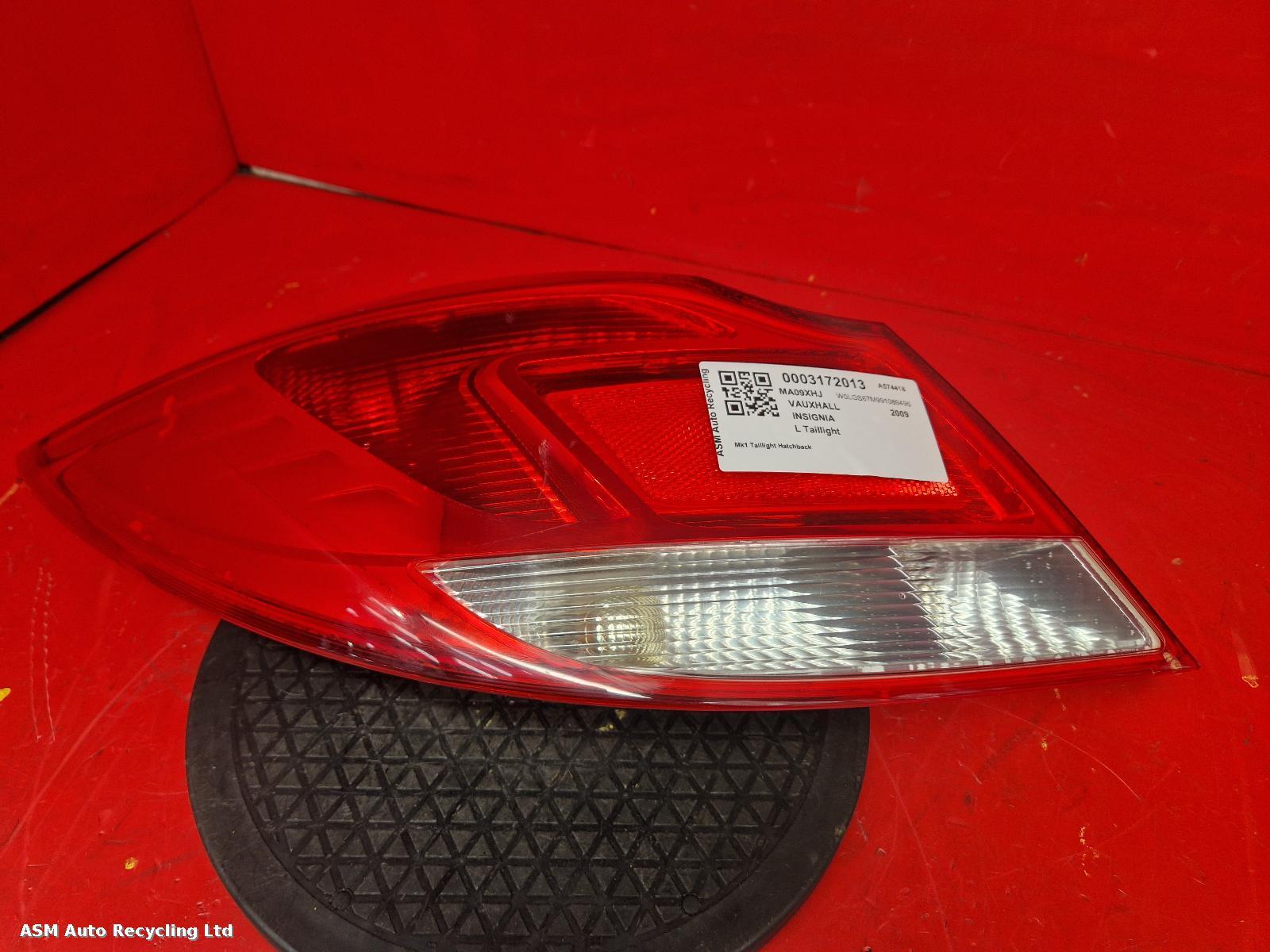 View Auto part L Taillight Vauxhall Insignia 2009