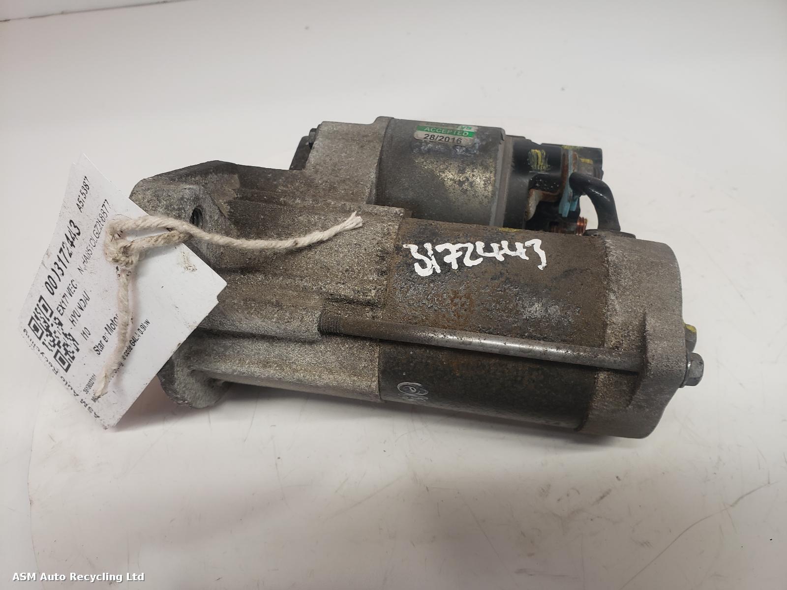 View Auto part Starter Motor Hyundai I10 2017