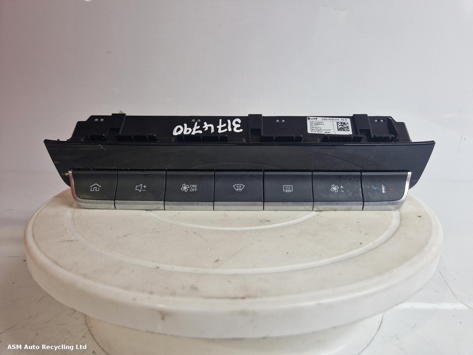 View Auto part Heater/AC Controller Mg Zs 2022