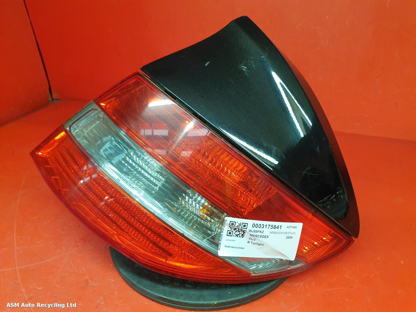 View Auto part R Taillight Mercedes Clc 2009