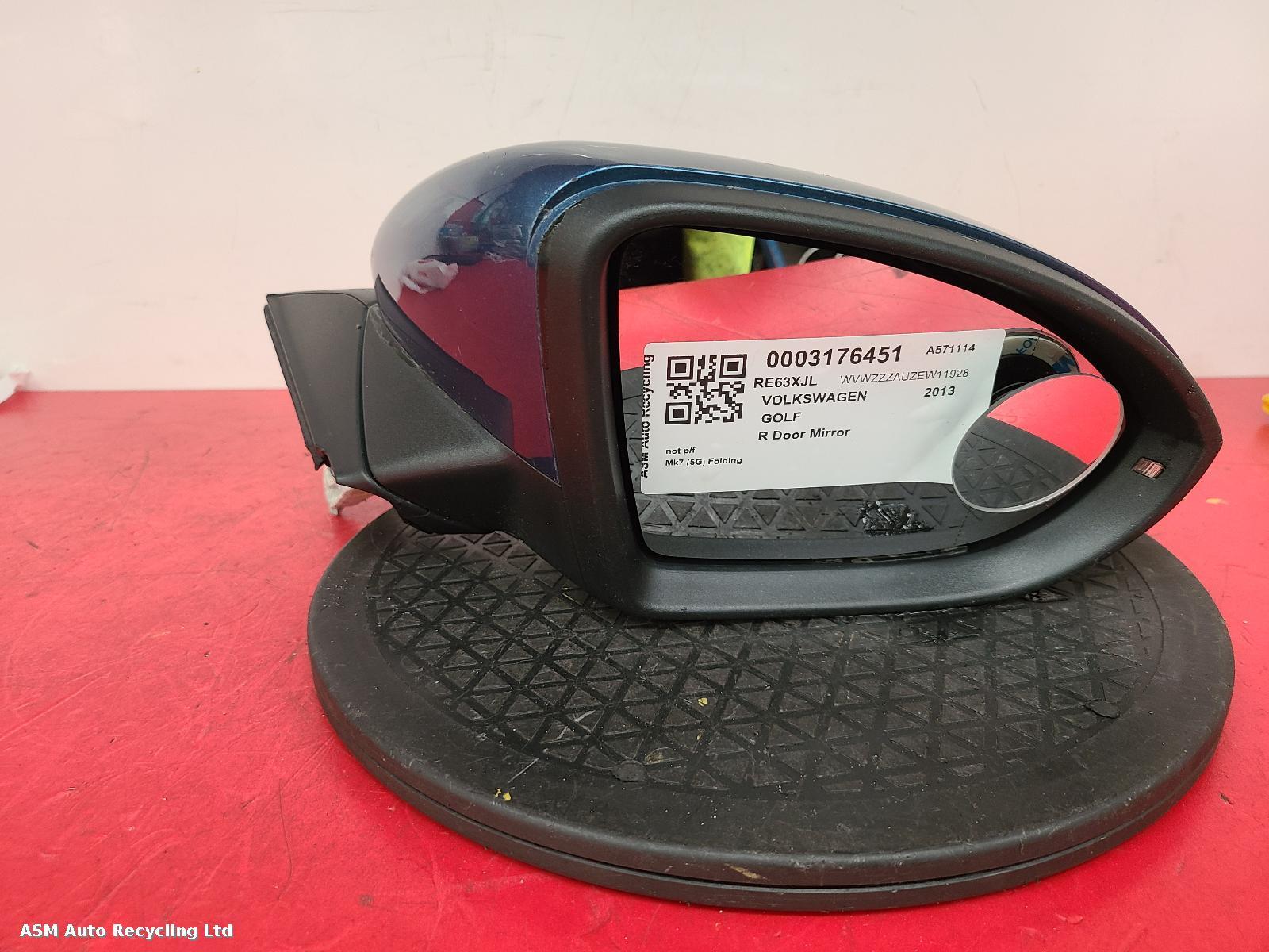 View Auto part R Door Mirror Volkswagen Golf 2013