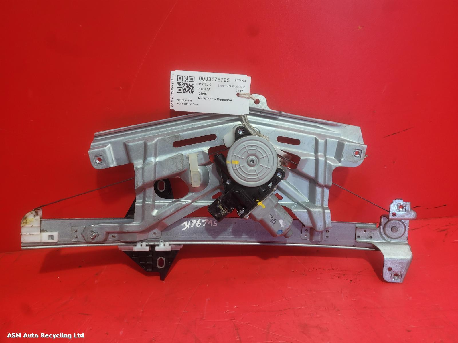 View Auto part RF Window Regulator Honda Civic 2007