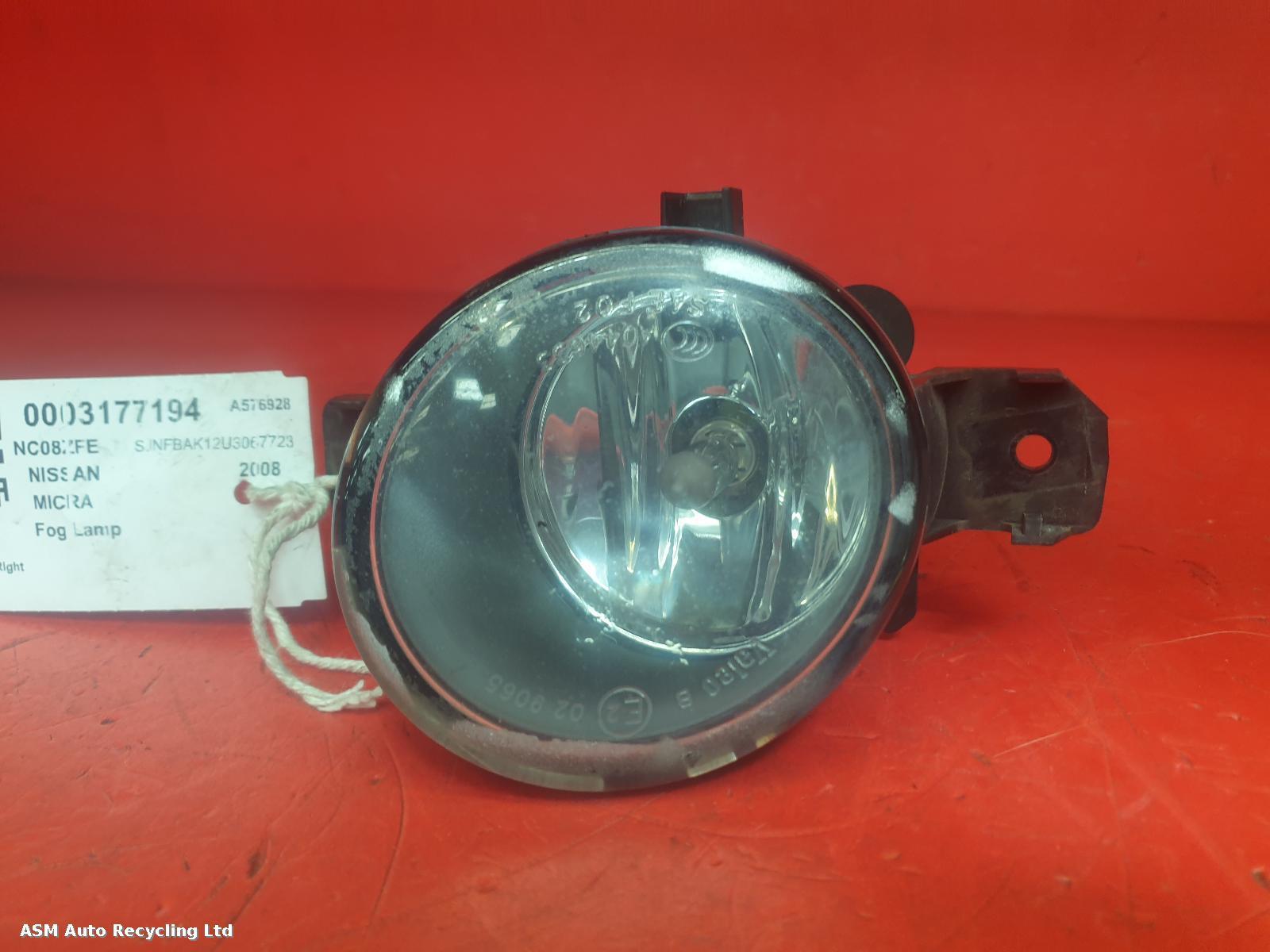 View Auto part Fog Lamp Nissan Micra 2008
