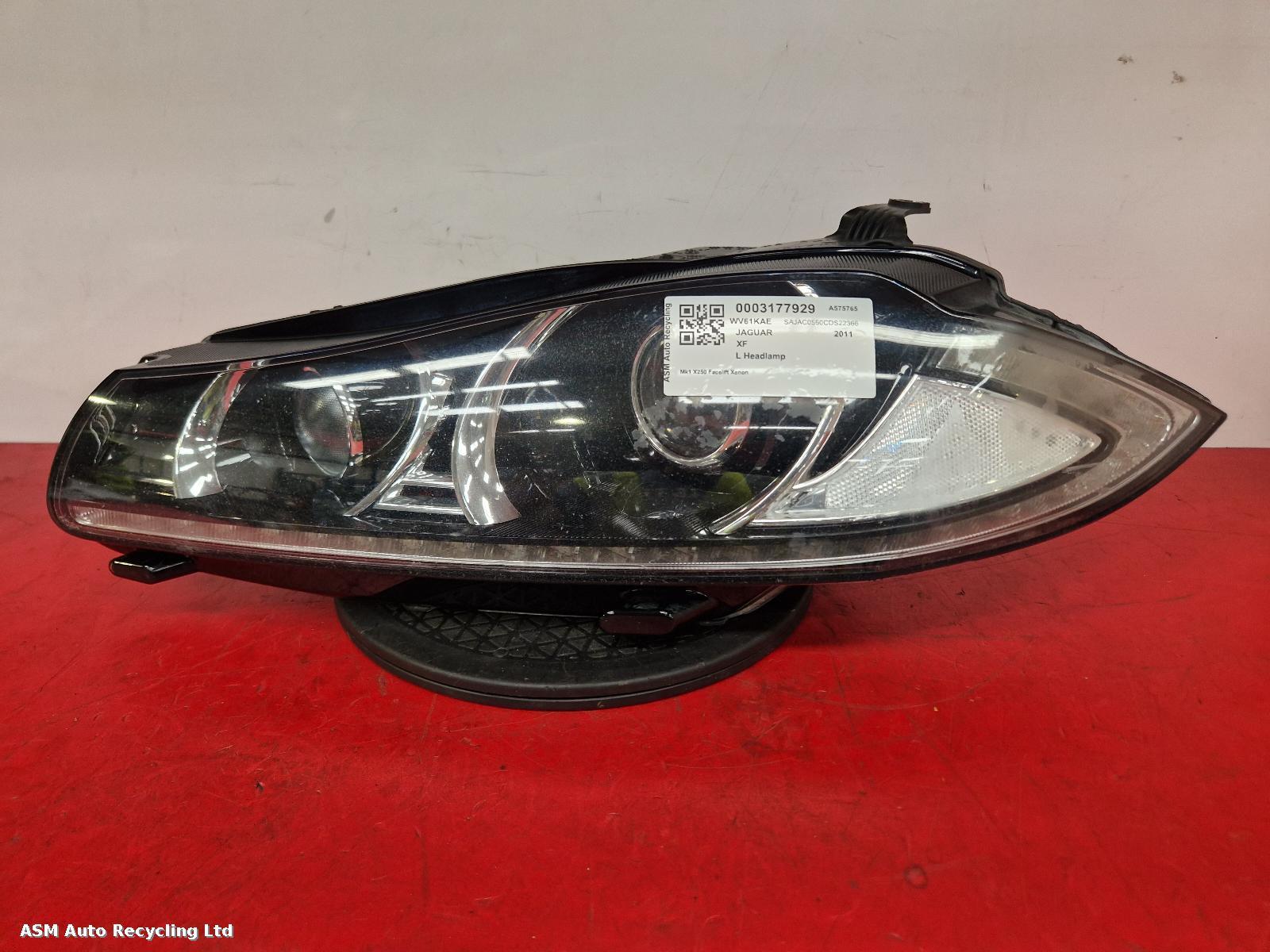 View Auto part L Headlamp Jaguar Xf 2011