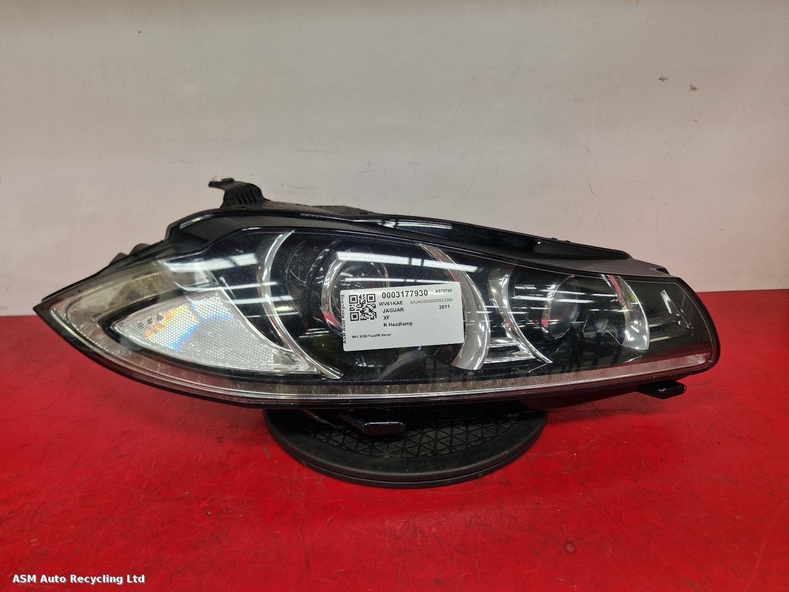 View Auto part R Headlamp Jaguar Xf 2011