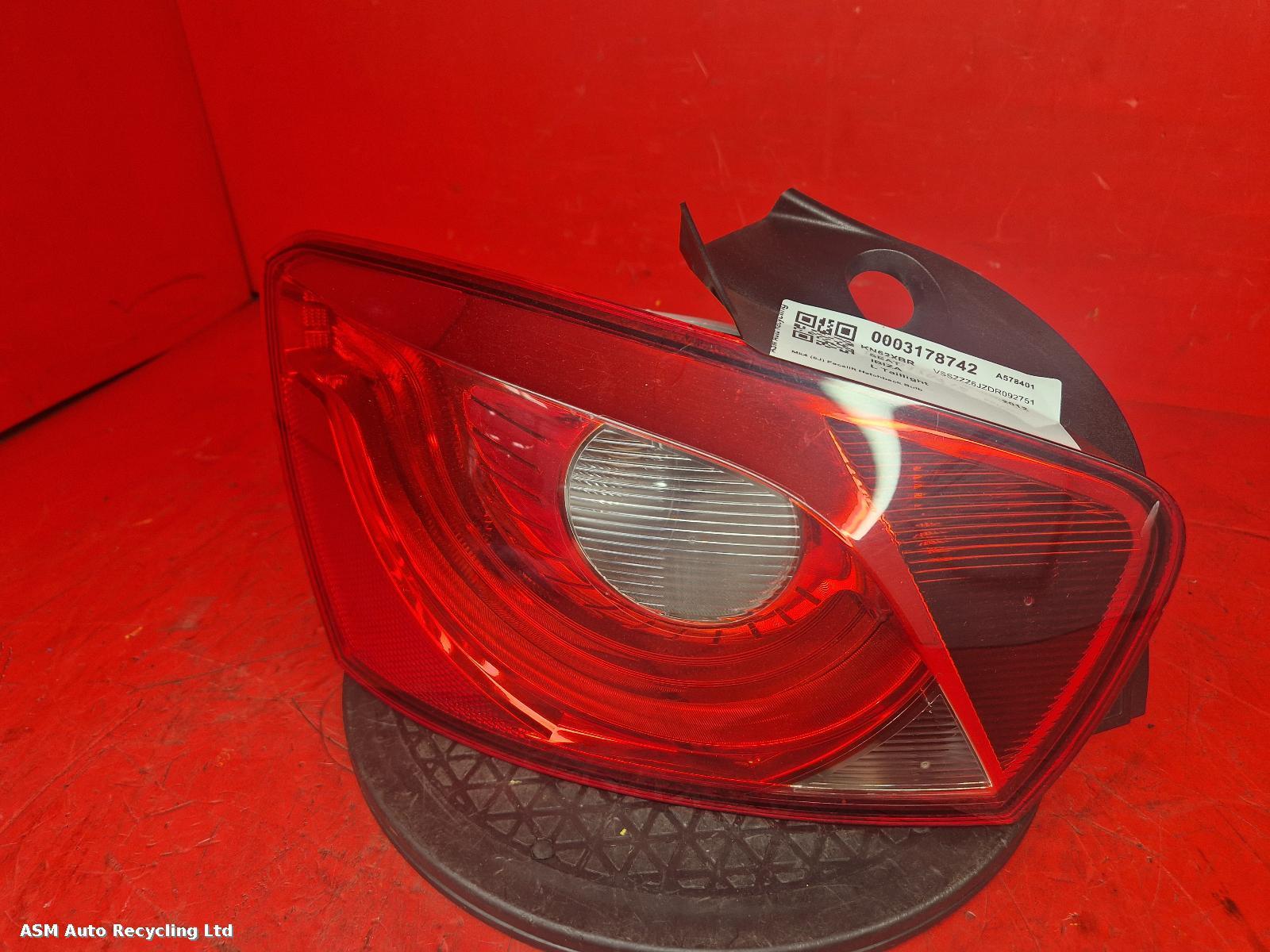 View Auto part L Taillight Seat Ibiza 2012
