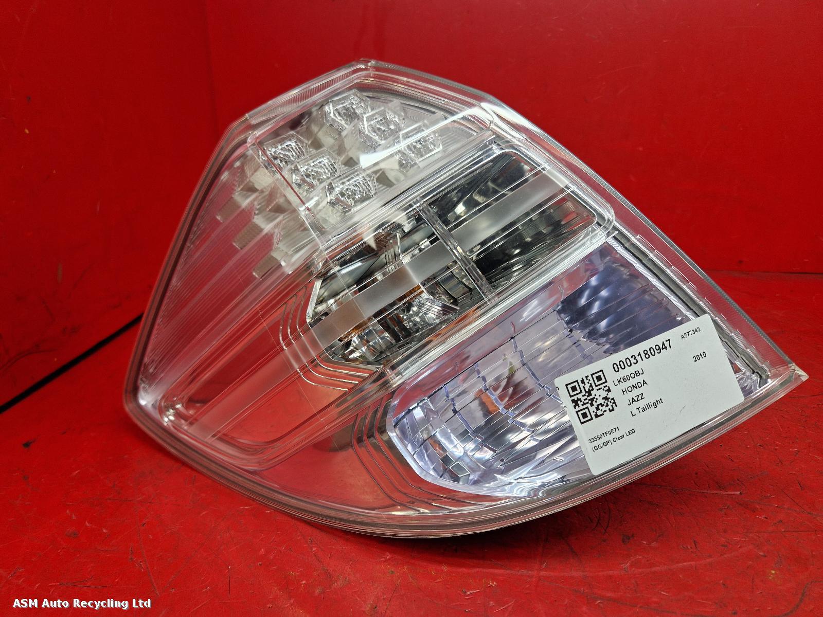 View Auto part L Taillight Honda Jazz 2010