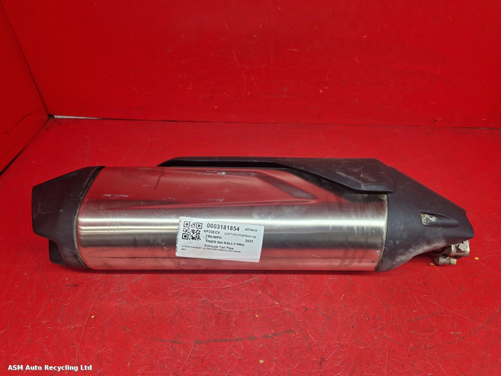 View Auto part Exhaust Tail Pipe Triumph Tiger 900 Rally Pro 2023