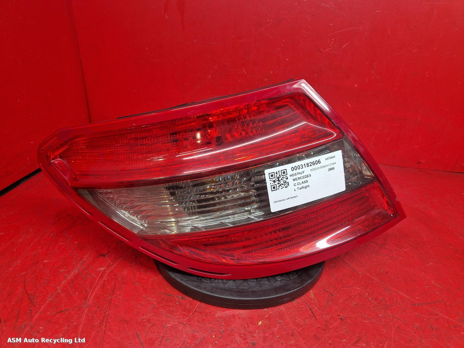 View Auto part L Taillight Mercedes C Class 2008
