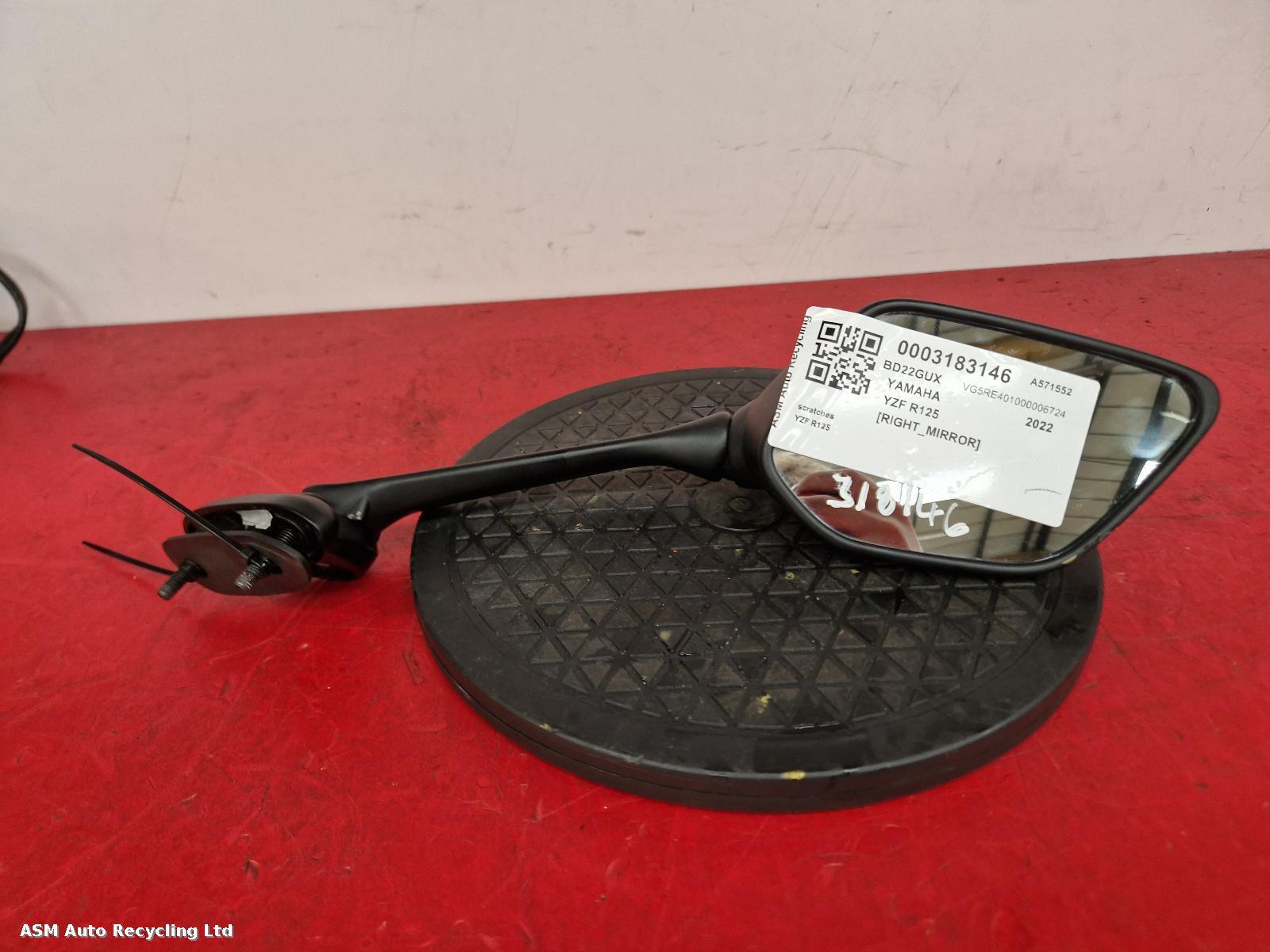 View Auto part Right Mirror Yamaha Yzf R125 2022