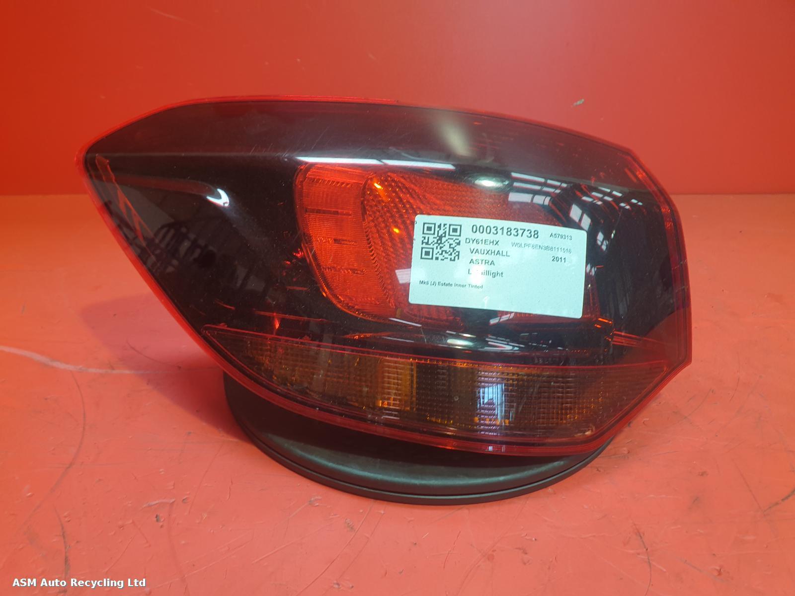 View Auto part L Taillight Vauxhall Astra 2011