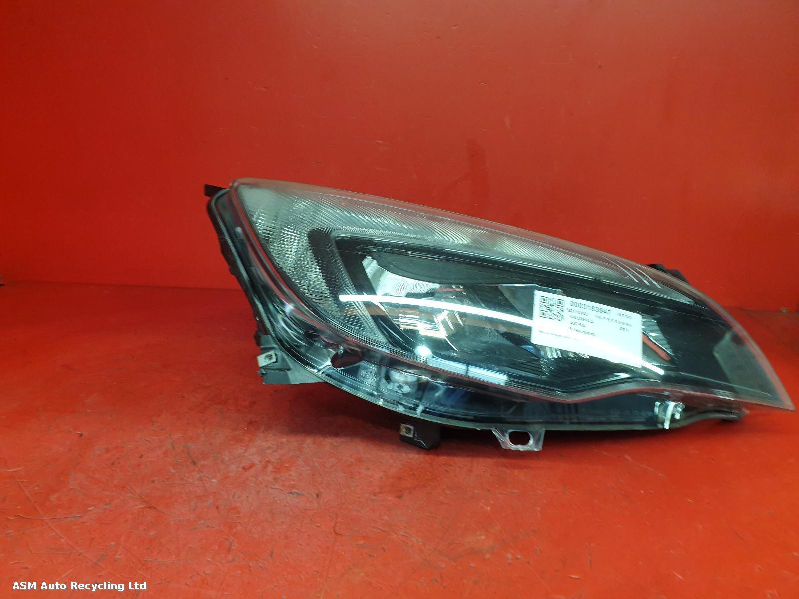 View Auto part R Headlamp Vauxhall Astra 2011