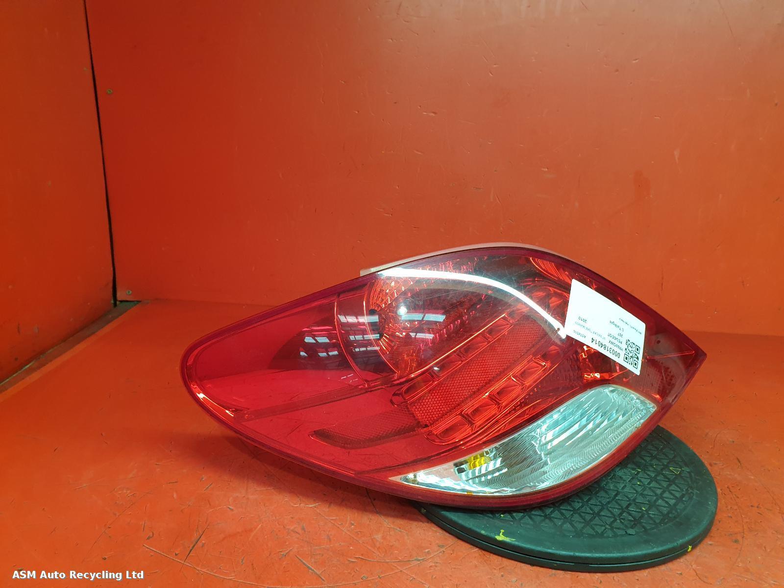 View Auto part L Taillight Peugeot 207 2010