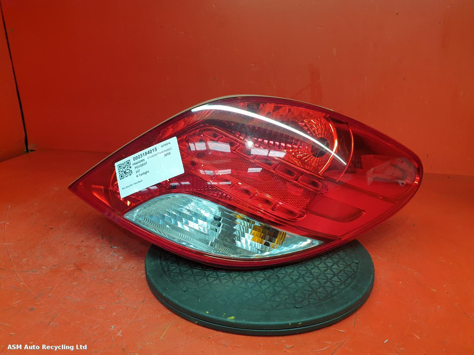 View Auto part R Taillight Peugeot 207 2010