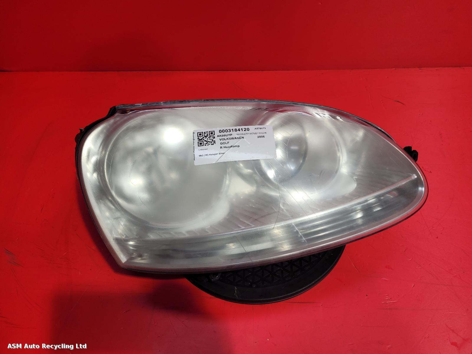 View Auto part R Headlamp Volkswagen Golf 2006