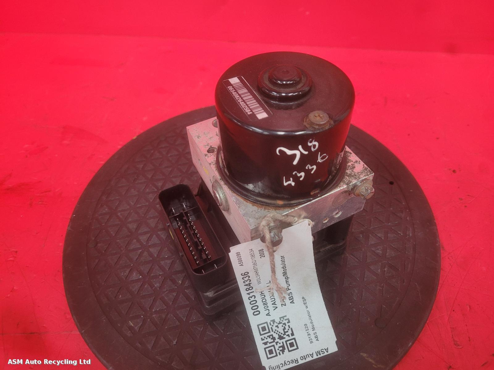 View Auto part ABS Pump/Modulator Vauxhall Zafira 2008