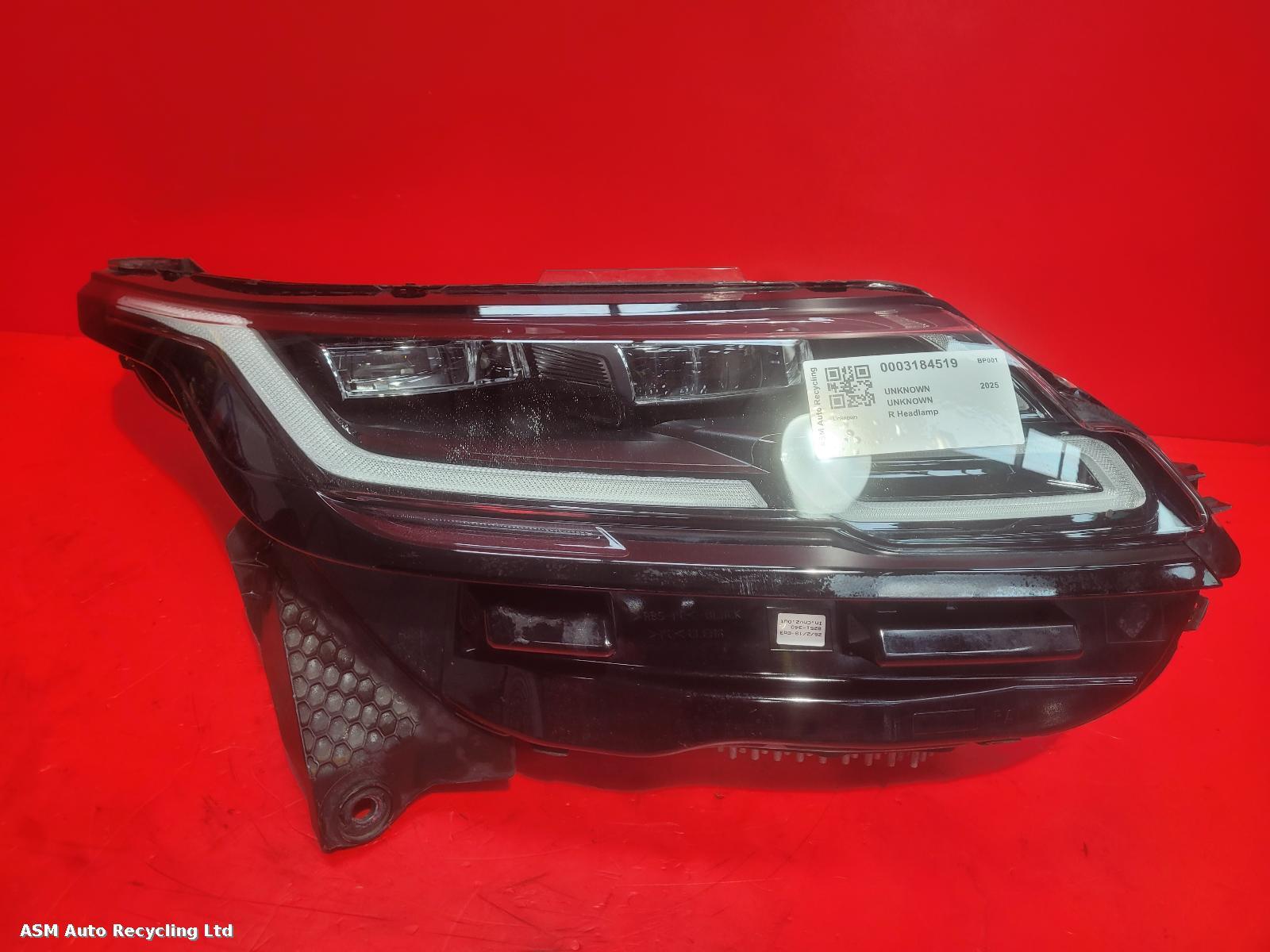 View Auto part R Headlamp Land Rover Range Rover Velar 2020