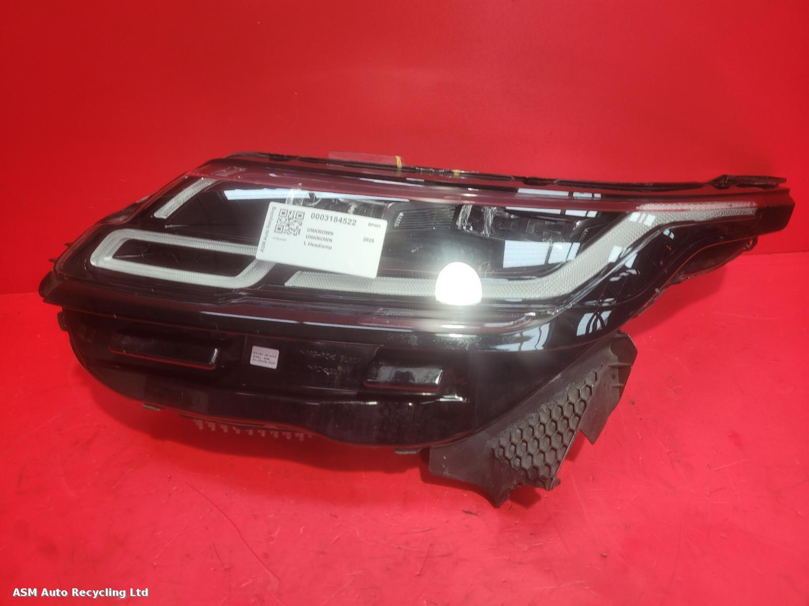 View Auto part L Headlamp Land Rover Range Rover Velar 2020
