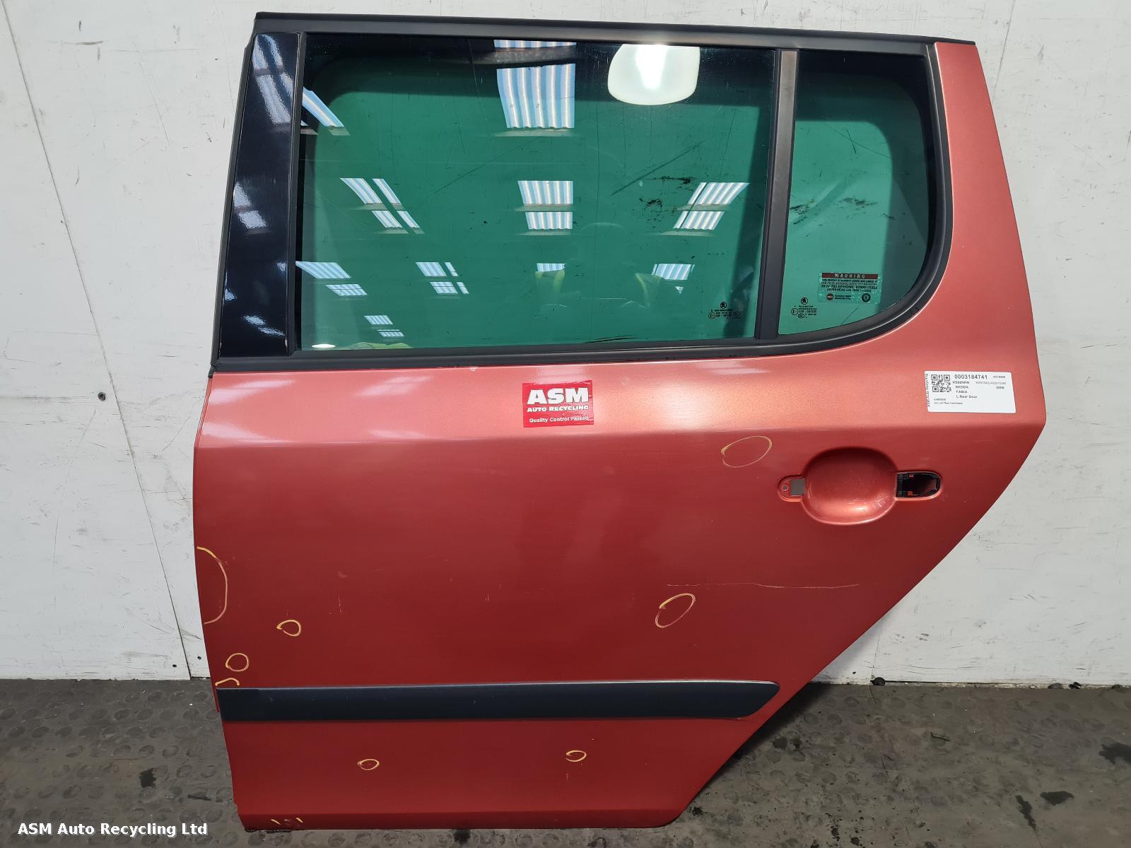 View Auto part L Rear Door Skoda Fabia 2008