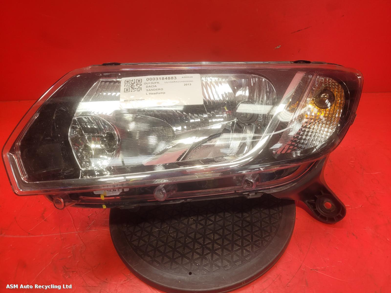 View Auto part L Headlamp Dacia Sandero 2013