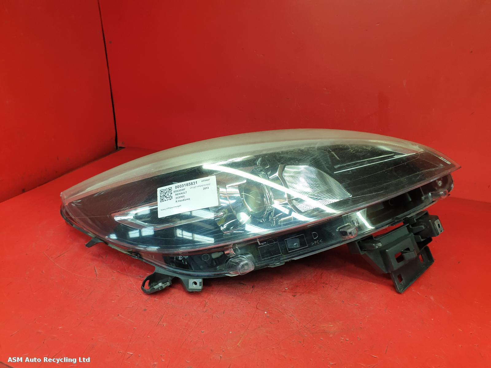 View Auto part R Headlamp Renault Scenic 2013