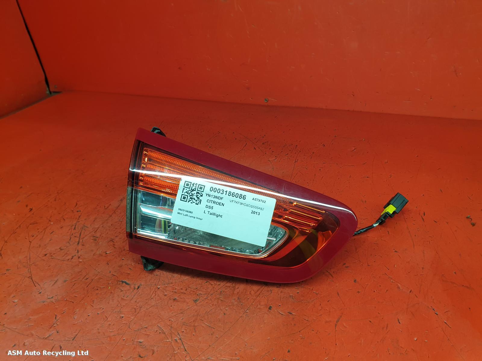 View Auto part L Taillight Citroen Ds5 2013