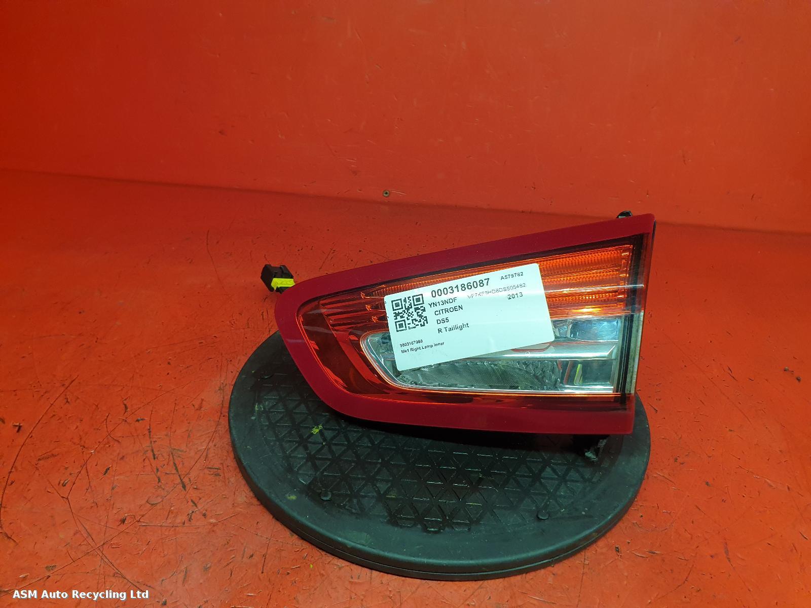 View Auto part R Taillight Citroen Ds5 2013